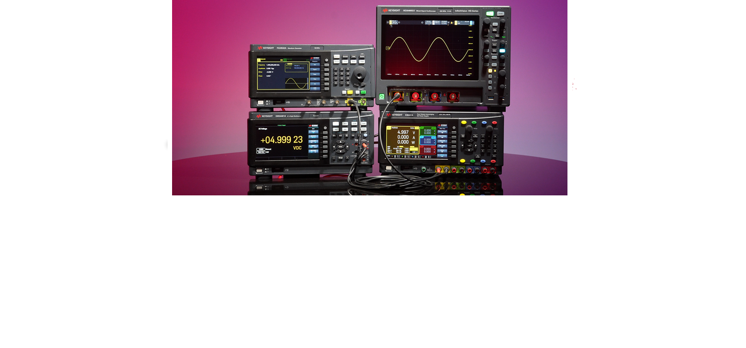 Nové prístroje radu <br>Keysight Smart Bench